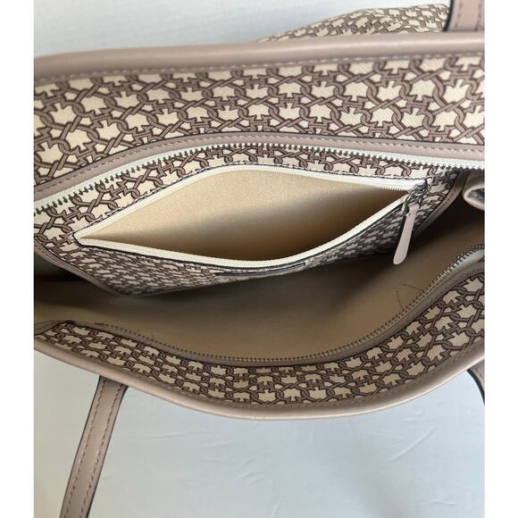 Kate Spade New York Large Spade Link Cream Beige Tote Hand and Shoulder Bag - Picture 8 of 10